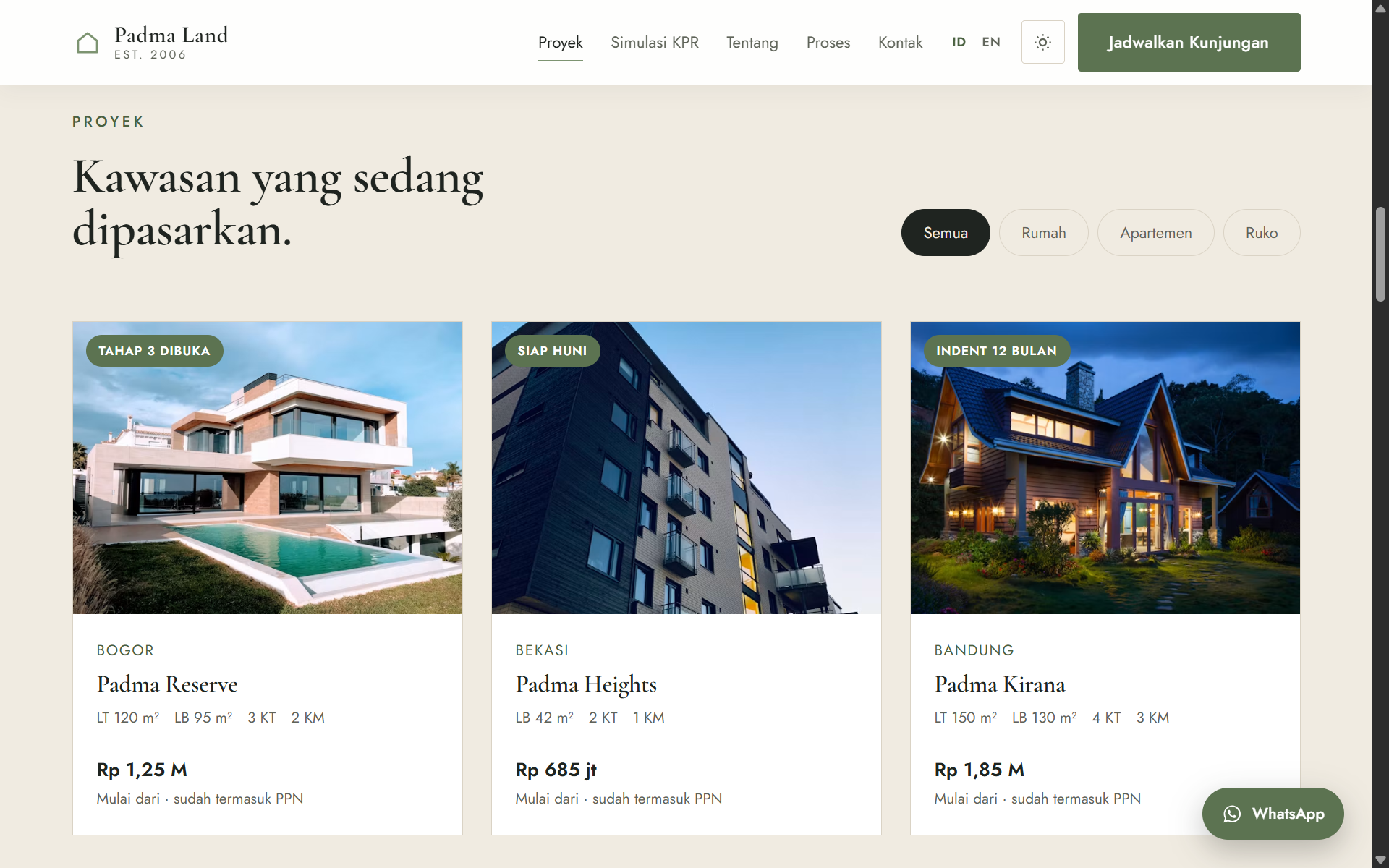 Padmaland - Properti